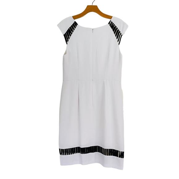 Catherine Malandrino Olivia White & Black Dress | Business | Size 6 - Picture 5 of 10